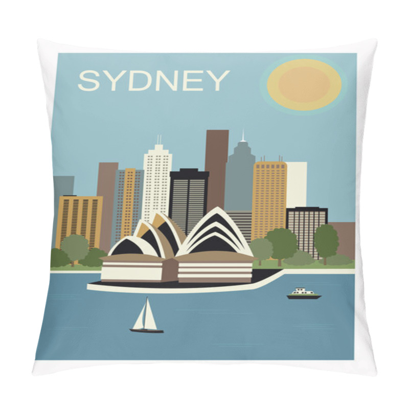 Personality  Sydney Australia, Opera House Pillow Covers