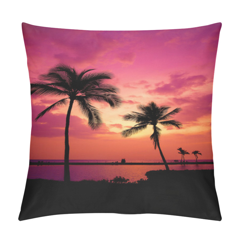 Personality  Hawaiian Sunset On Big Island Pillow Covers