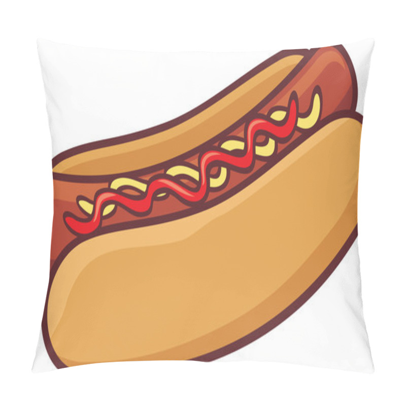 Personality  Hot Dog Pillow Covers