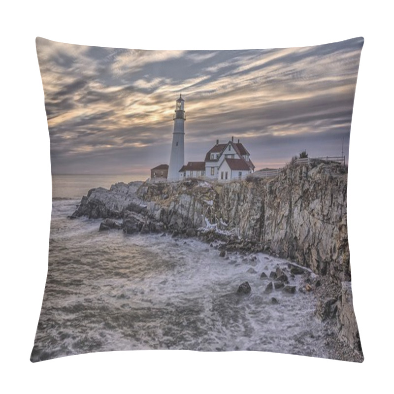 Personality  Portland Head Light, Lighthouse Pillow Covers