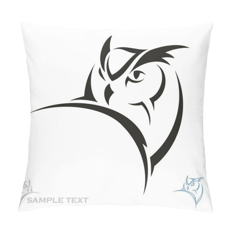 Personality  Owl Portrait Pillow Covers