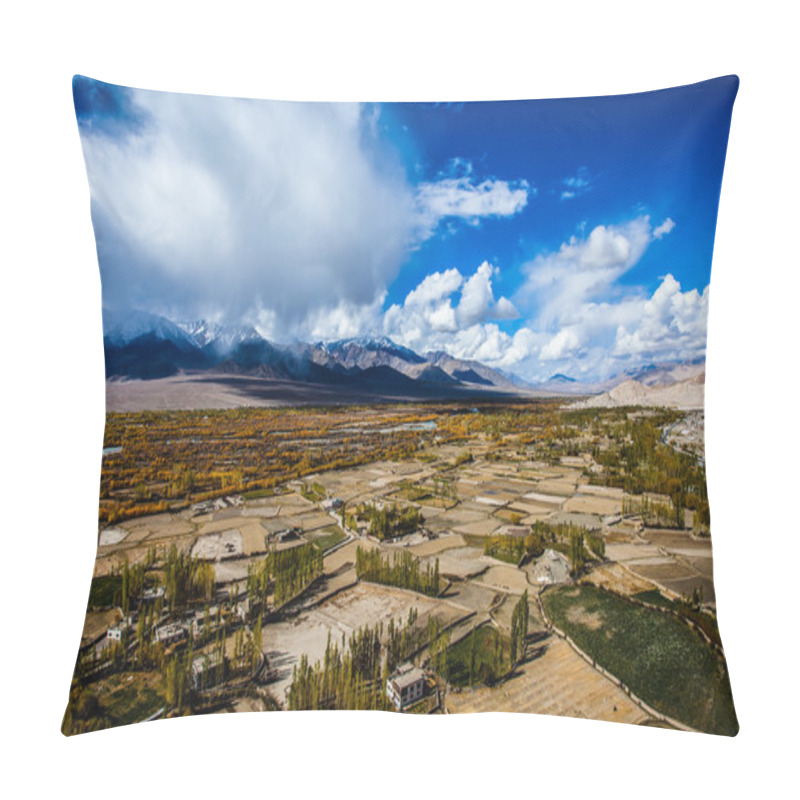 Personality  Ladakh In Indian Himalayas, Himachal Pradesh, India Pillow Covers