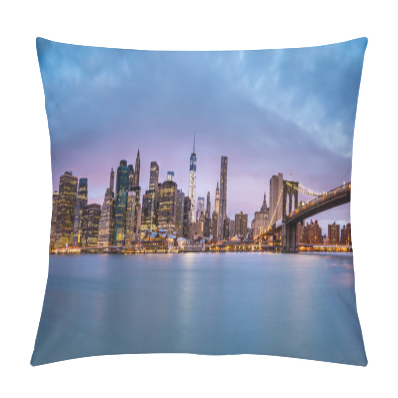 Personality  New York Financial District Pillow Covers