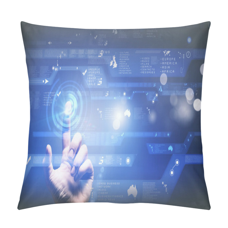 Personality  Media Interface Pillow Covers