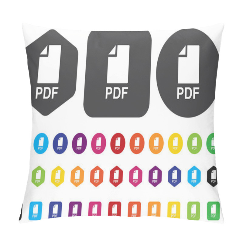 Personality  Pdf Icon Pillow Covers