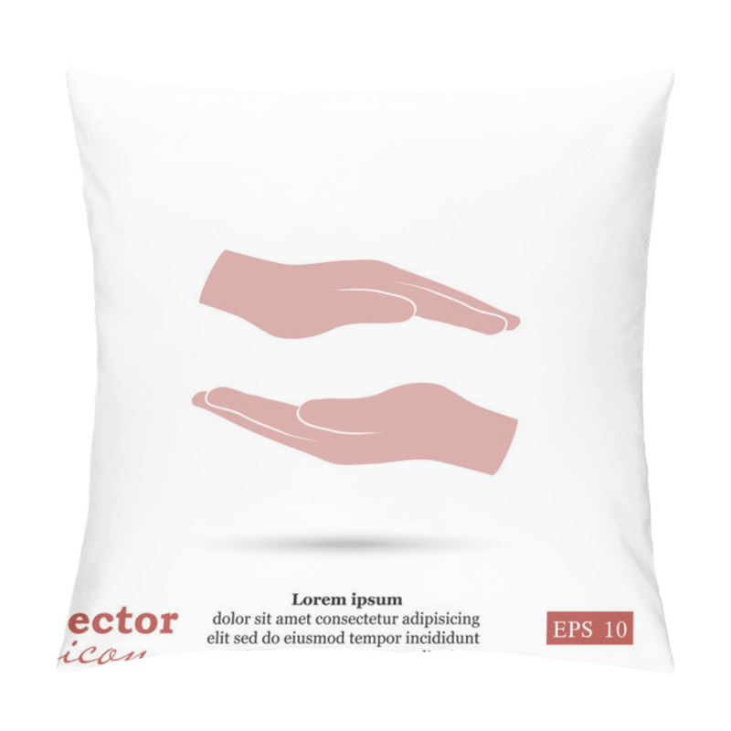 Personality  Empty Hands Icon Pillow Covers