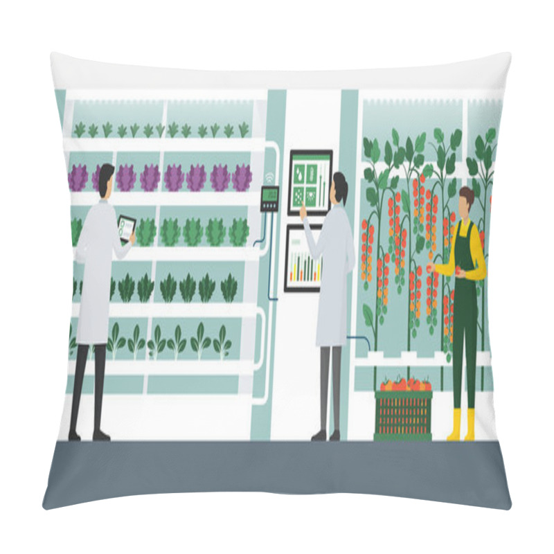 Personality  Vertical Farming Hydroponics Pillow Covers