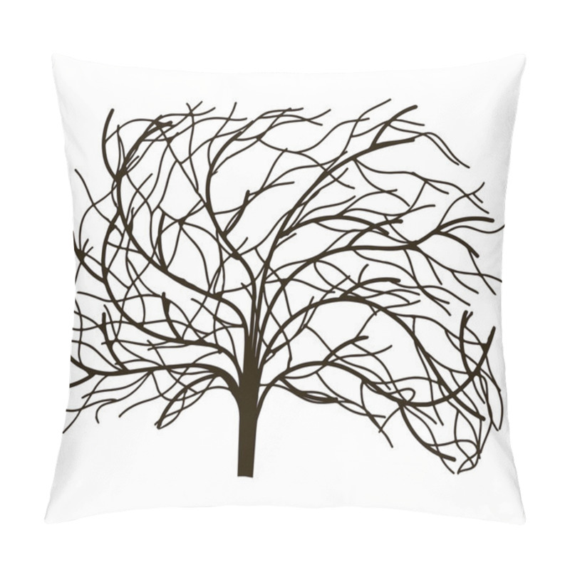 Personality  Tree Without Leaves Pillow Covers