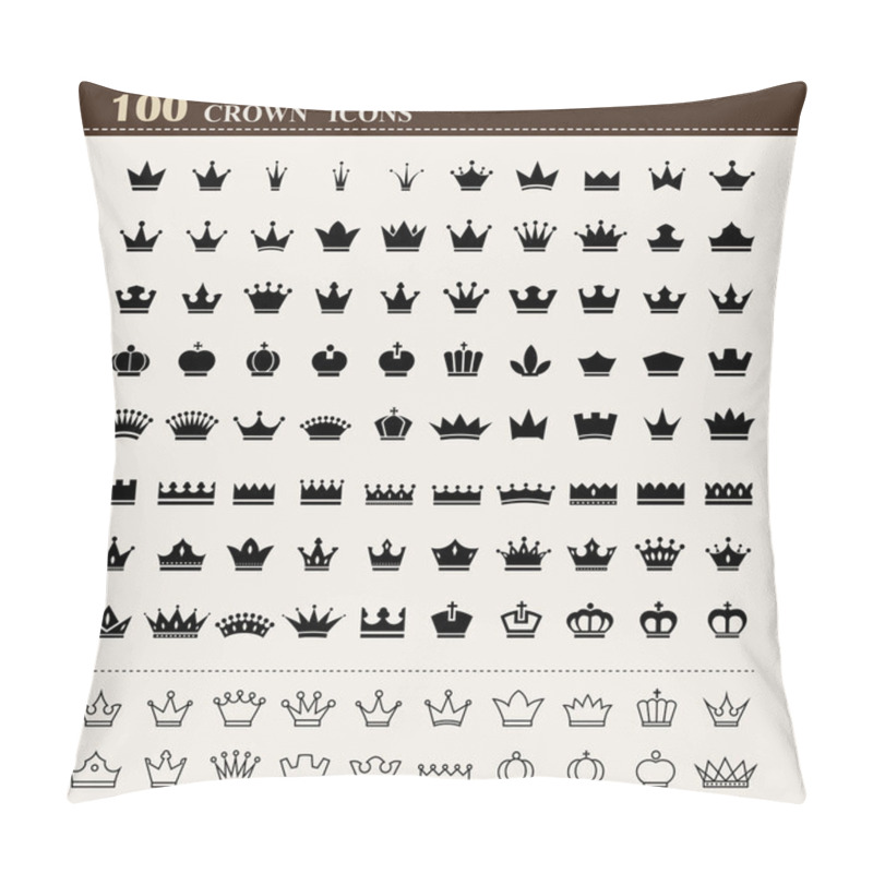 Personality  Basic Royal Crowns Pillow Covers