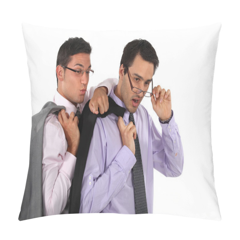 Personality  Curious Business Professionals Pillow Covers