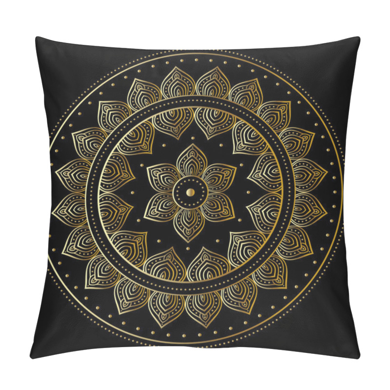 Personality  Gold Mandala Pillow Covers