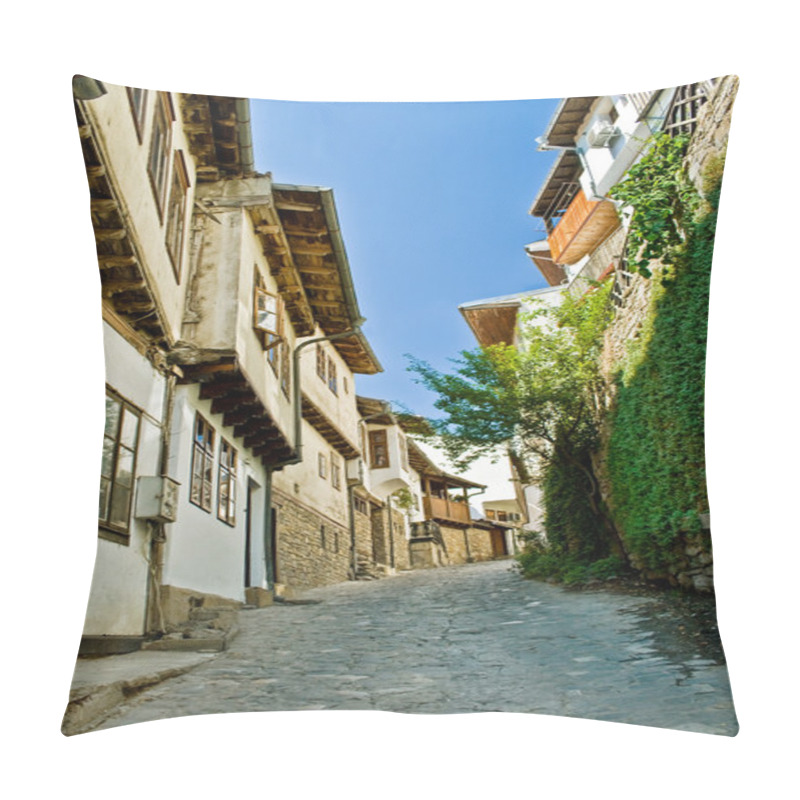 Personality  Street In Veliko Tarnovo, Medieval Town In Bulgaria Pillow Covers