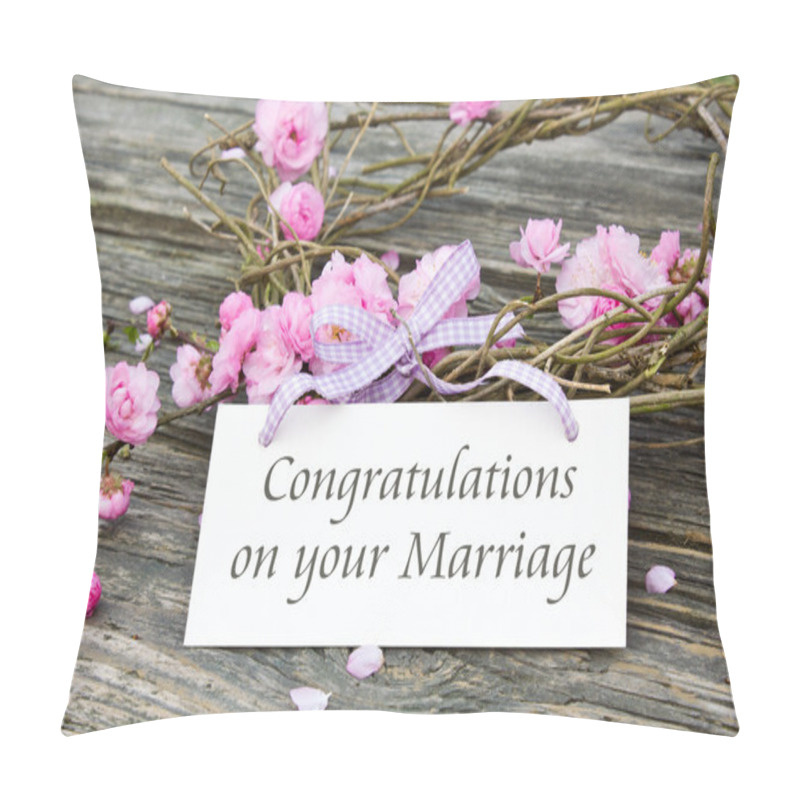 Personality  Wedding Card Pillow Covers