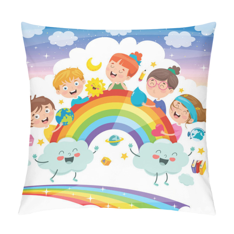 Personality  Concept Design With Funny Children Pillow Covers