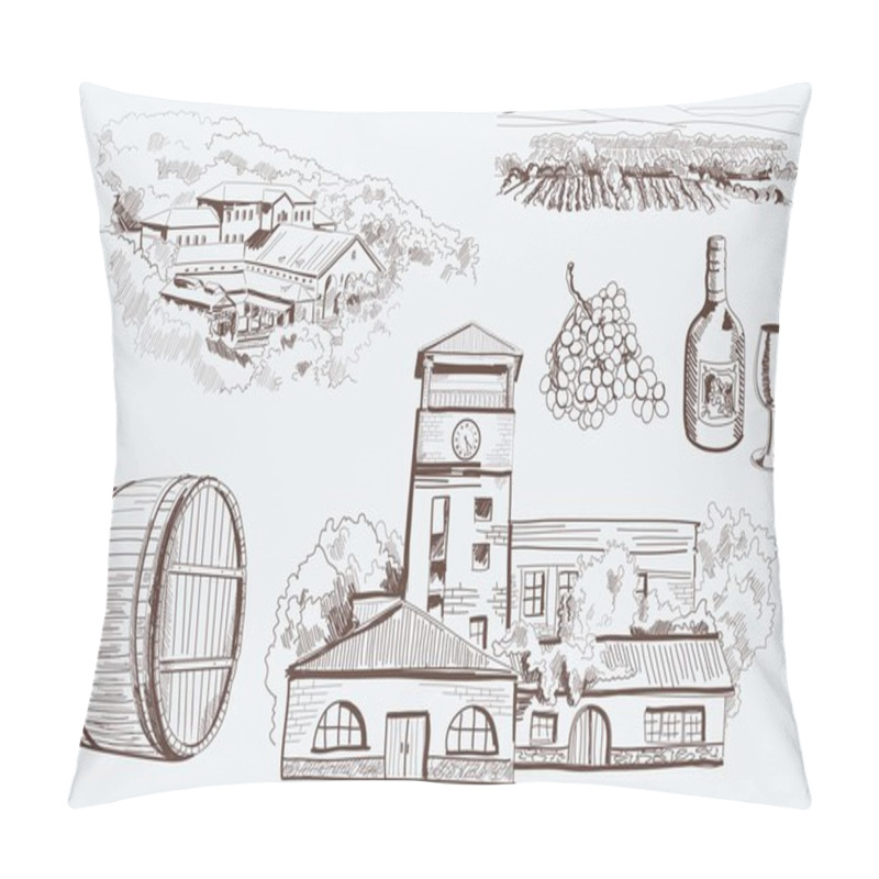 Personality  Art Of Winemaking Pillow Covers