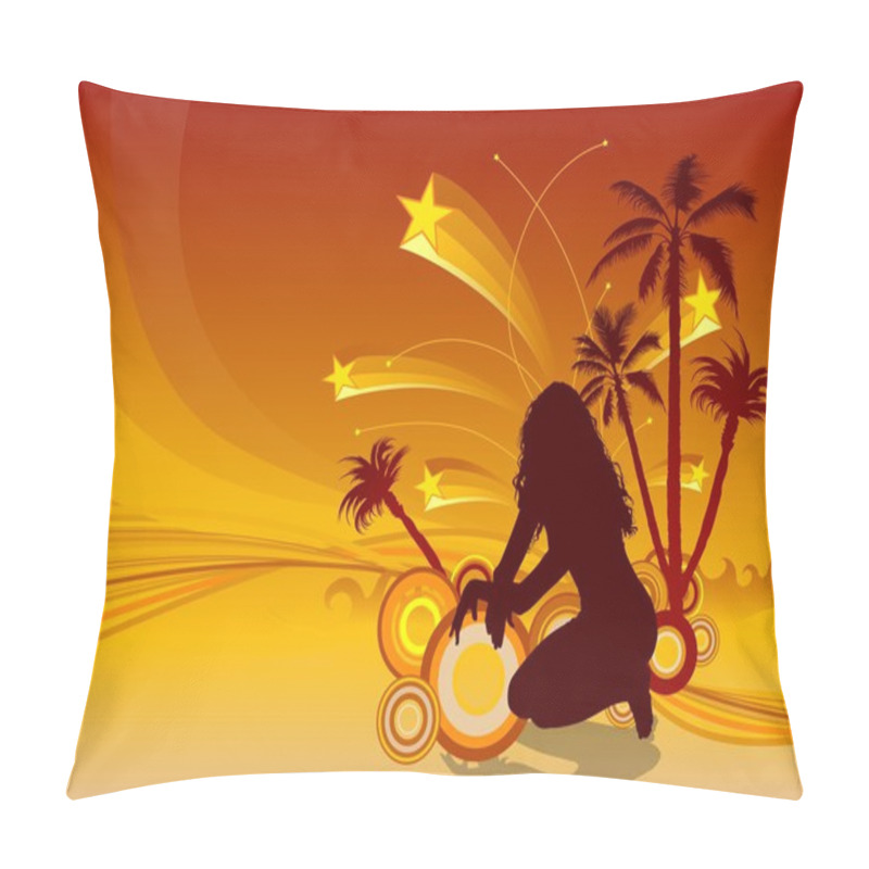 Personality  Tropical Grunge Pillow Covers