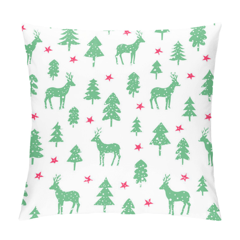 Personality  Seamless Christmas Pattern Pillow Covers