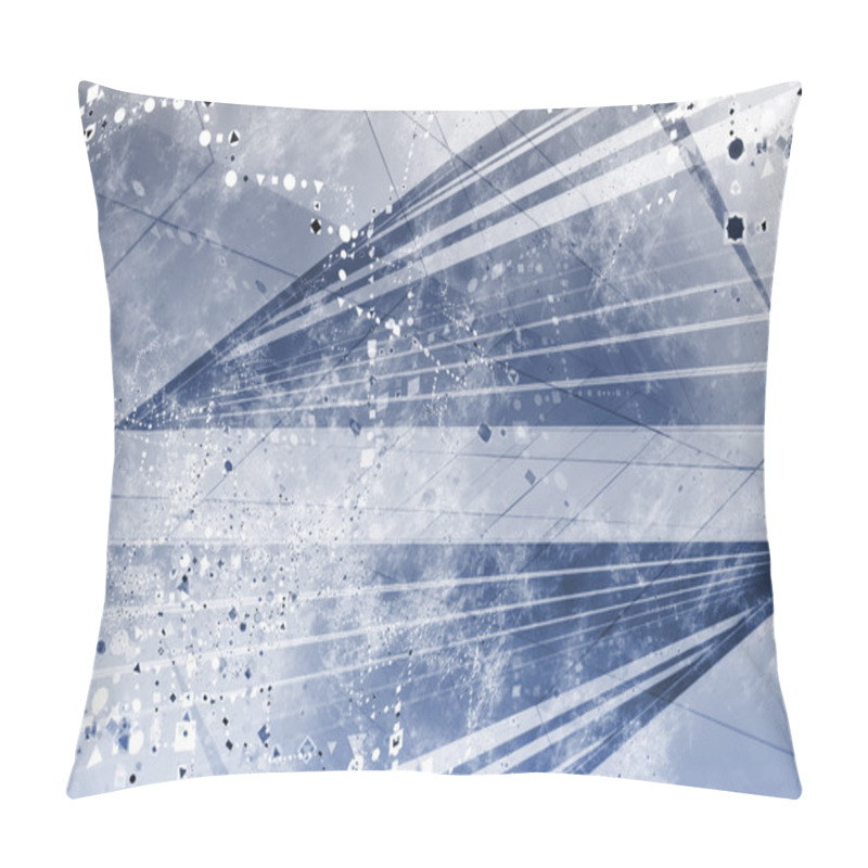 Personality  Generic Grunge Futuristic Abstract Background Pillow Covers