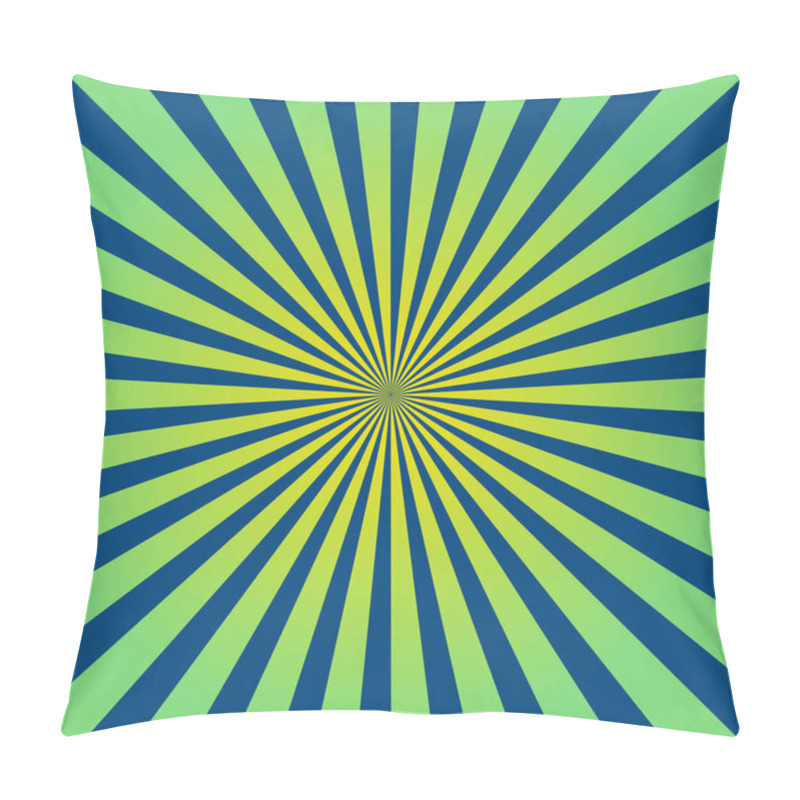 Personality  Starburst, Sunburst Radial Radiating Lines. Vector Illustration Pillow Covers