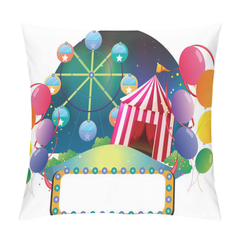 Personality  An Amusement Park Pillow Covers