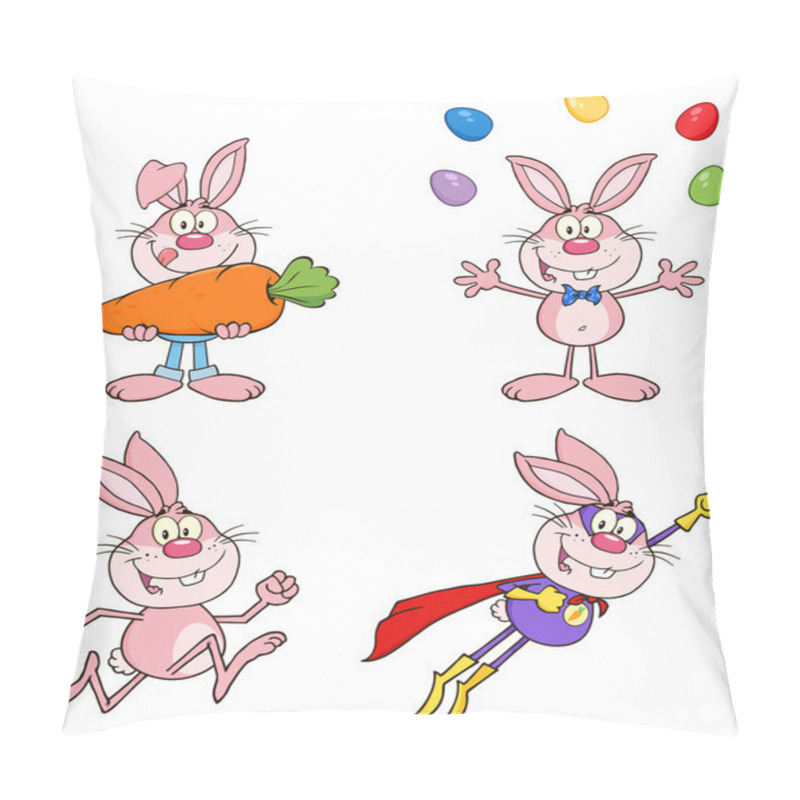 Personality  Cartoon Rabbits, Bunnies Set Pillow Covers