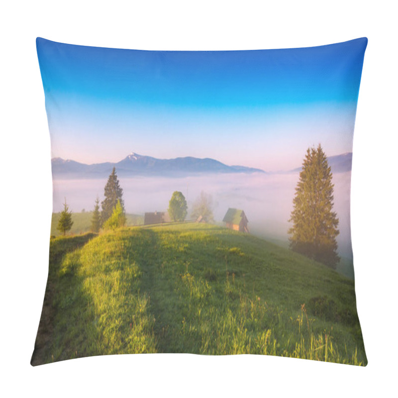 Personality  Wonderful Morning In A Carpathian Valley Pillow Covers