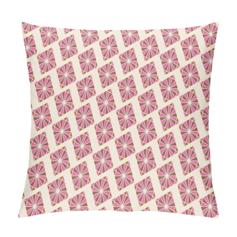 Personality  Seamless Abstract Background With Geometric Elements Pillow Covers