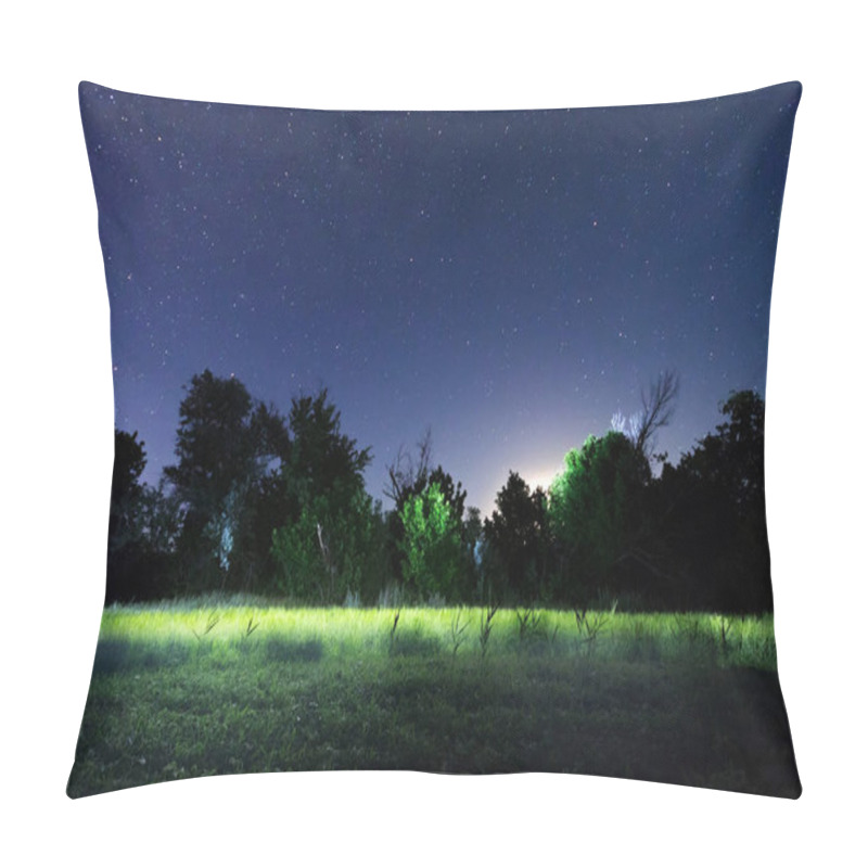 Personality  Night Landscape Summer Starry Sky / Outside The City Night Landscape Pillow Covers