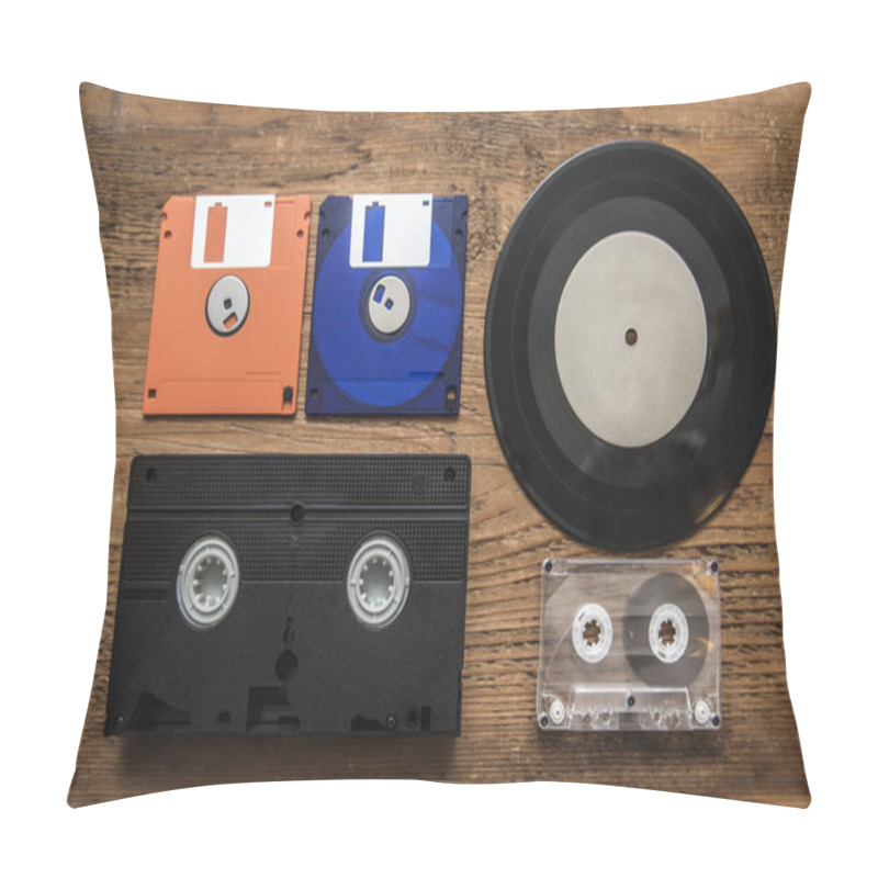 Personality  Retro Storage Devices.  Pillow Covers