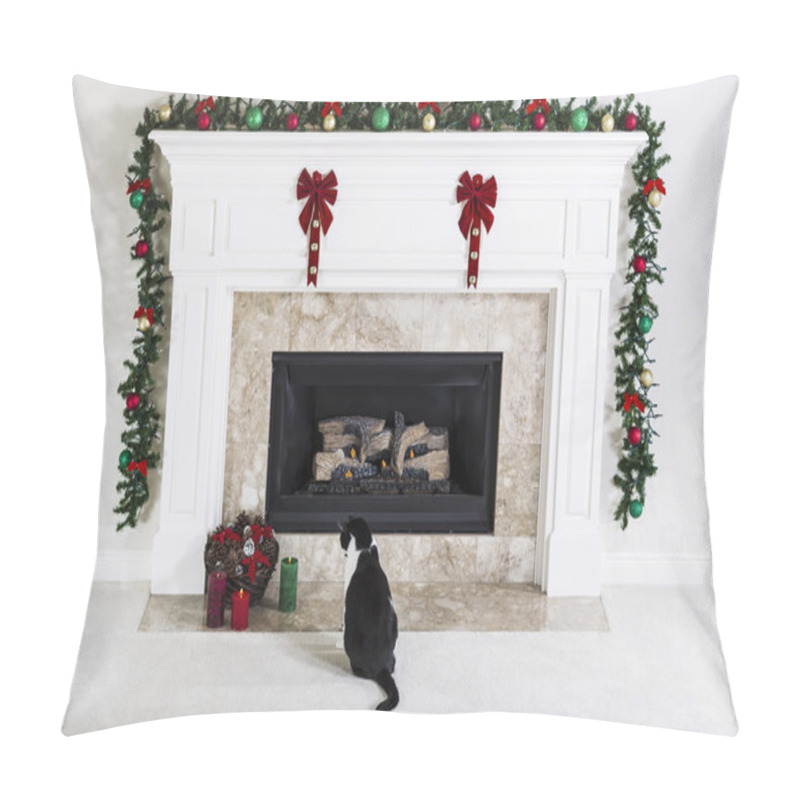 Personality  Christmas Kitty Pillow Covers