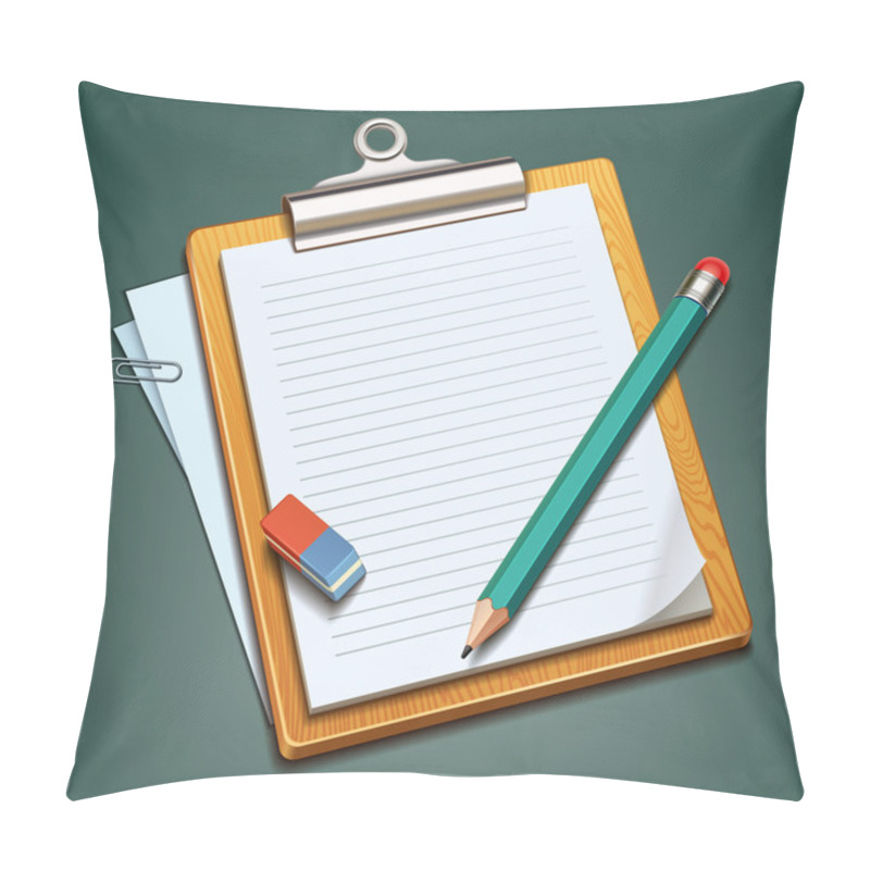 Personality  Clipboard Icon Pillow Covers