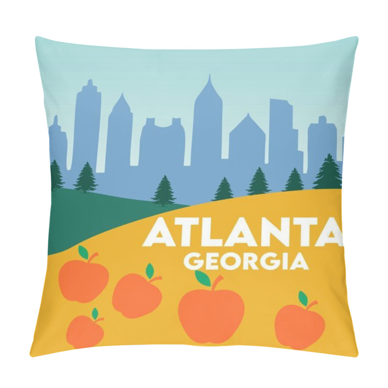 Personality  Atlanta Georgia United States Of America Pillow Covers