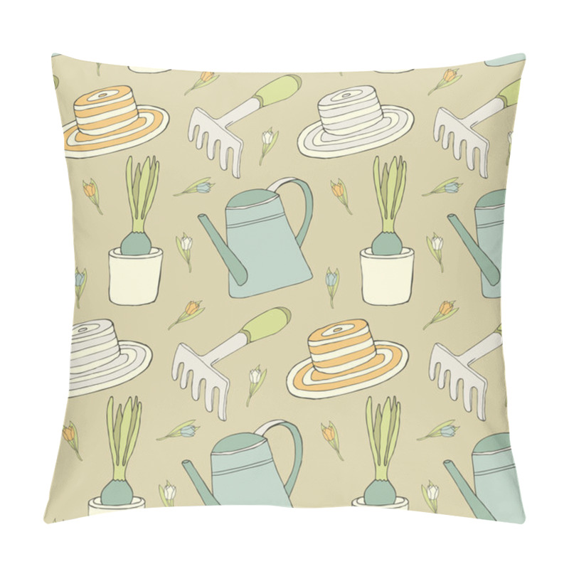 Personality  Spring Garden Seamless Pattern Pillow Covers