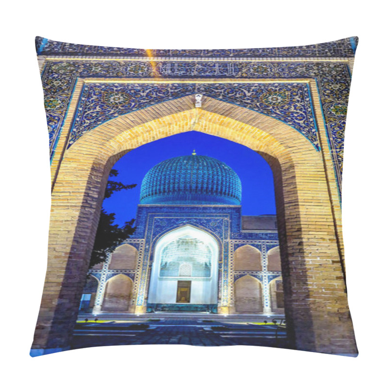 Personality  Samarkand Gur-e Amir Mausoleum 27 Pillow Covers