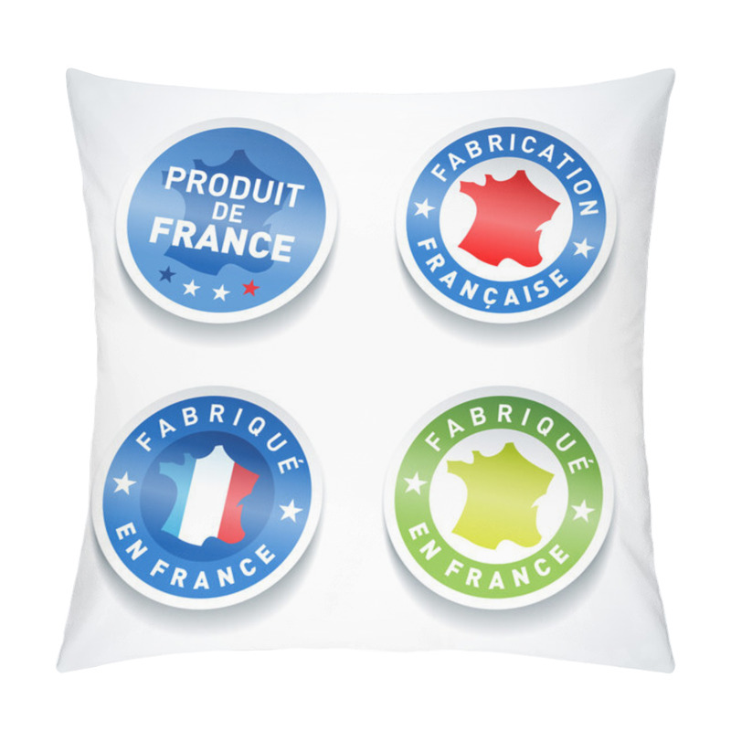 Personality  Made In France Badge Set Pillow Covers