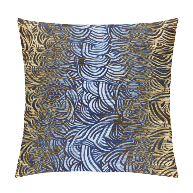 Personality  Geometry Modern Repeat Pattern With Textures Pillow Covers