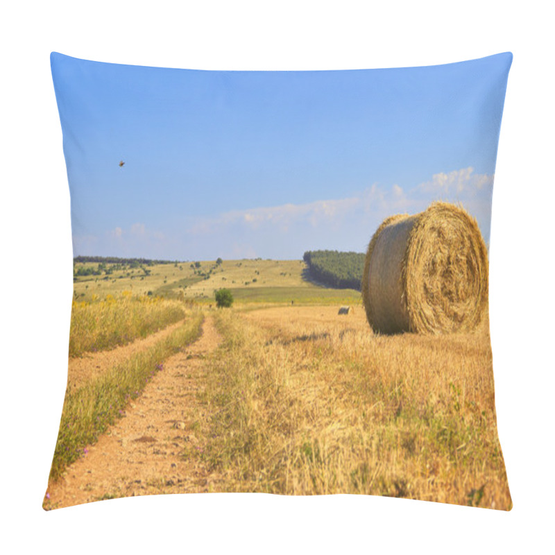 Personality  SUMMER.Alta Murgia Nationa Park: Bales Of Hay. - (Apulia) ITALY Pillow Covers