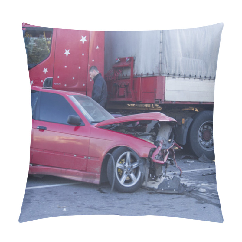 Personality  Road Accident Pillow Covers