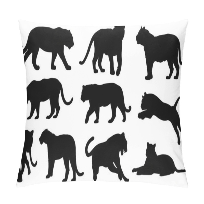 Personality  Tiger Silhouettes Pillow Covers