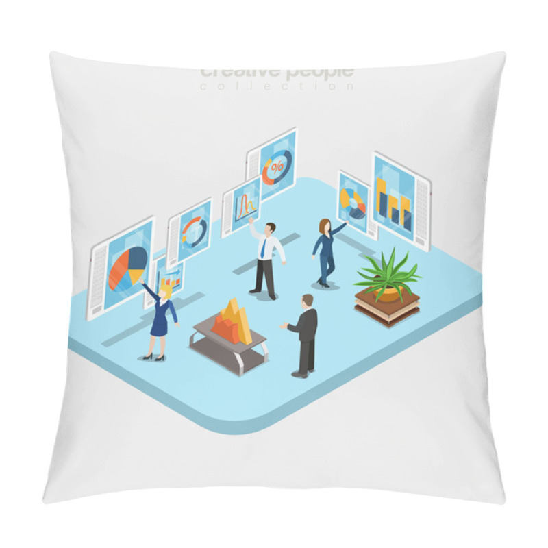 Personality  Modern Analytics Department Interior Pillow Covers