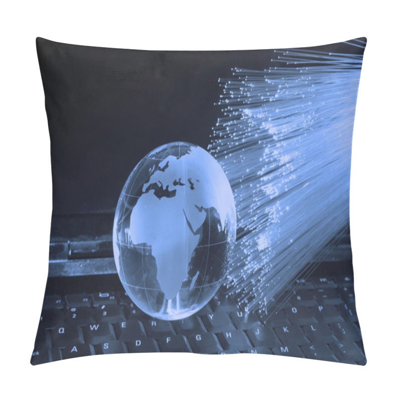 Personality  World Map Technology Style Pillow Covers