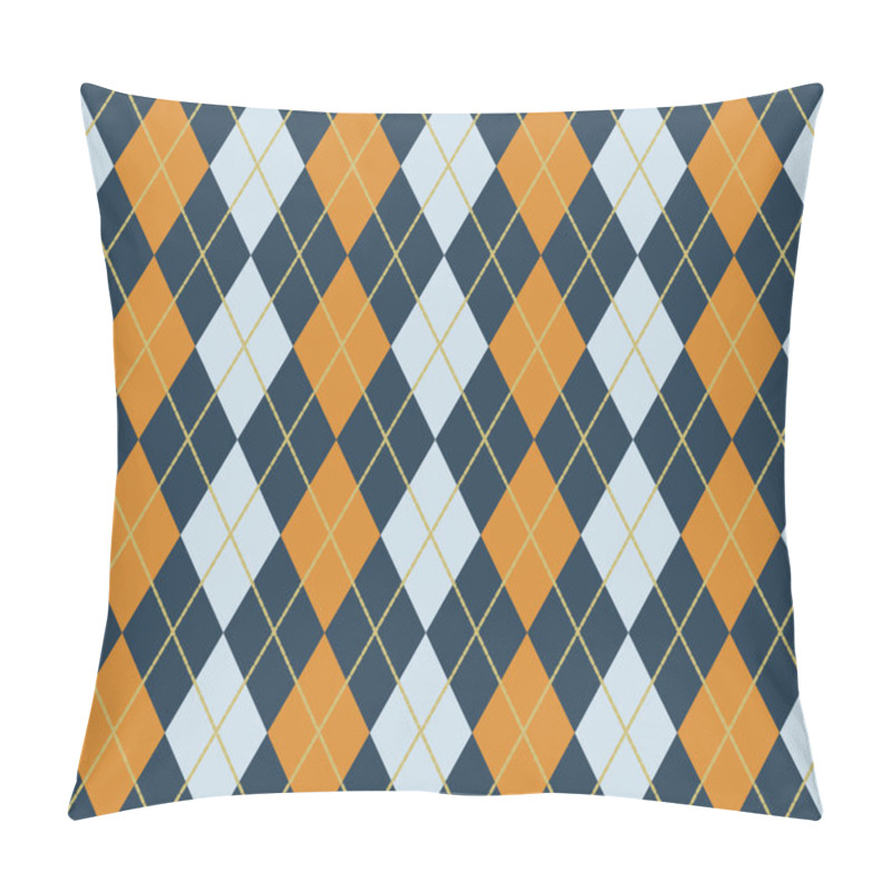 Personality  Seamless Argyle Pattern Pillow Covers