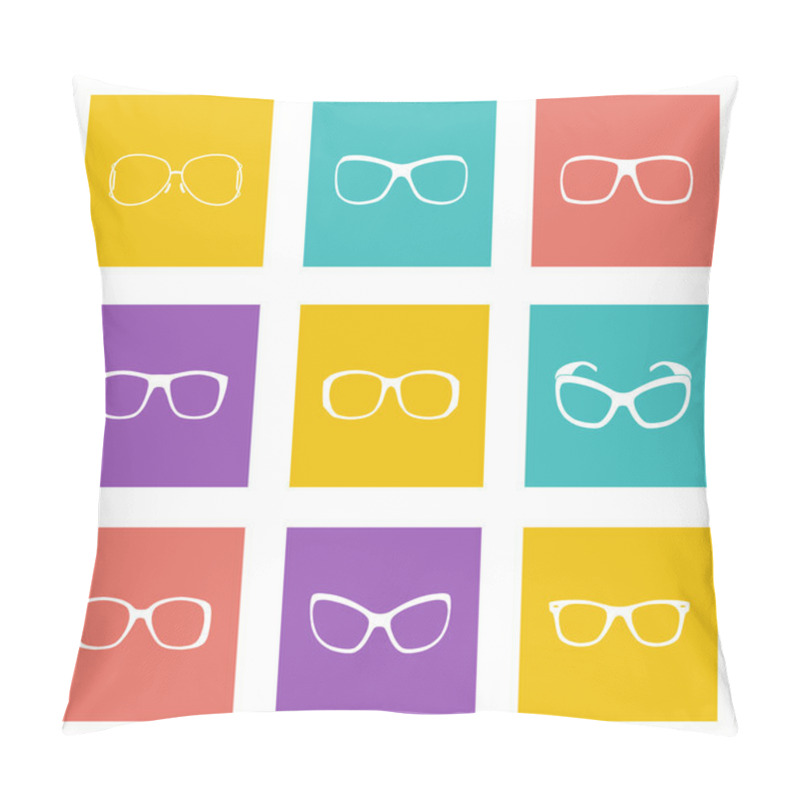 Personality  Glasses And Sunglasses Pillow Covers