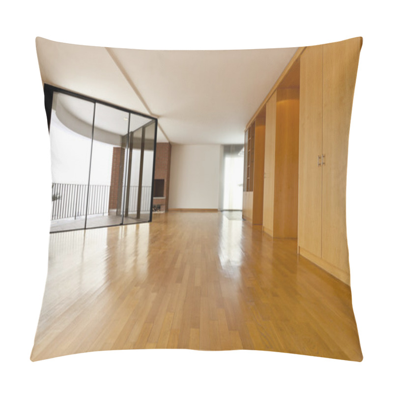 Personality  Interior, Big Empty Room Pillow Covers