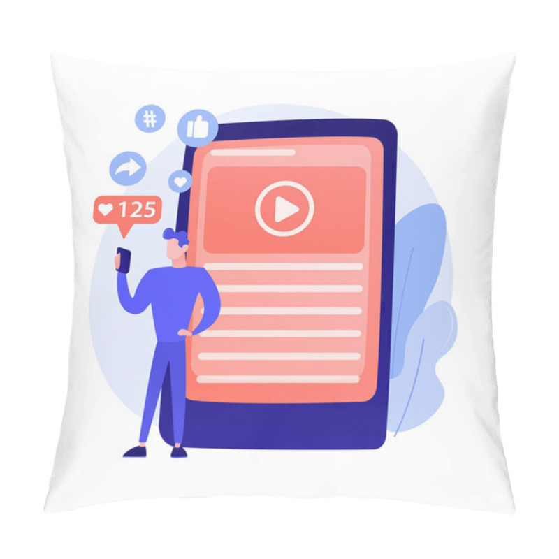 Personality  Cloud Based Engine Abstract Concept Vector Illustration. Pillow Covers