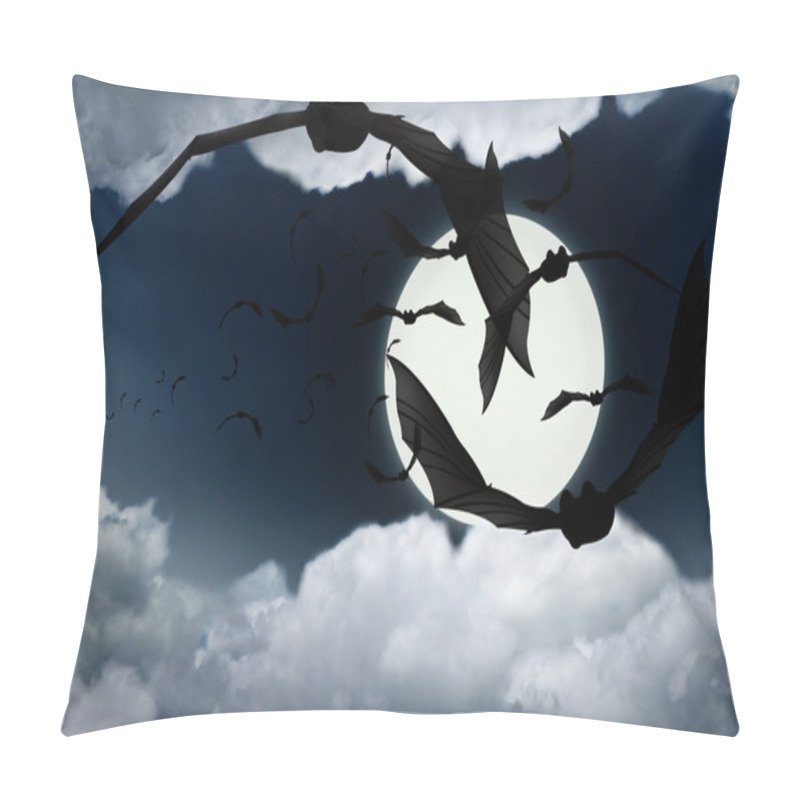 Personality  A Flock Of Bats Pillow Covers