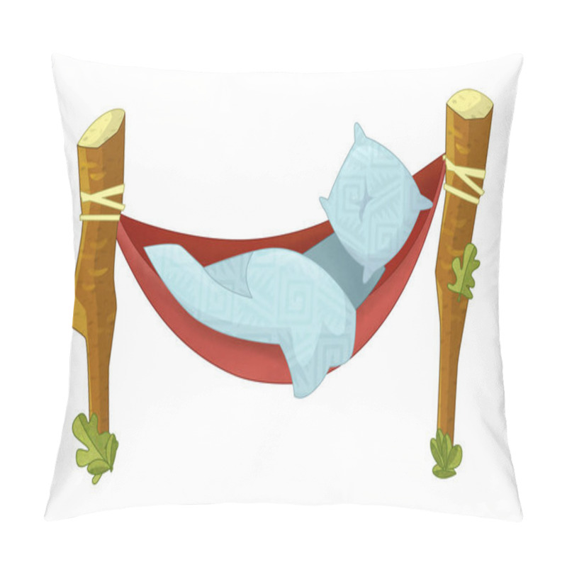 Personality  Cartoon Hammock With Pillow And Quilt Pillow Covers