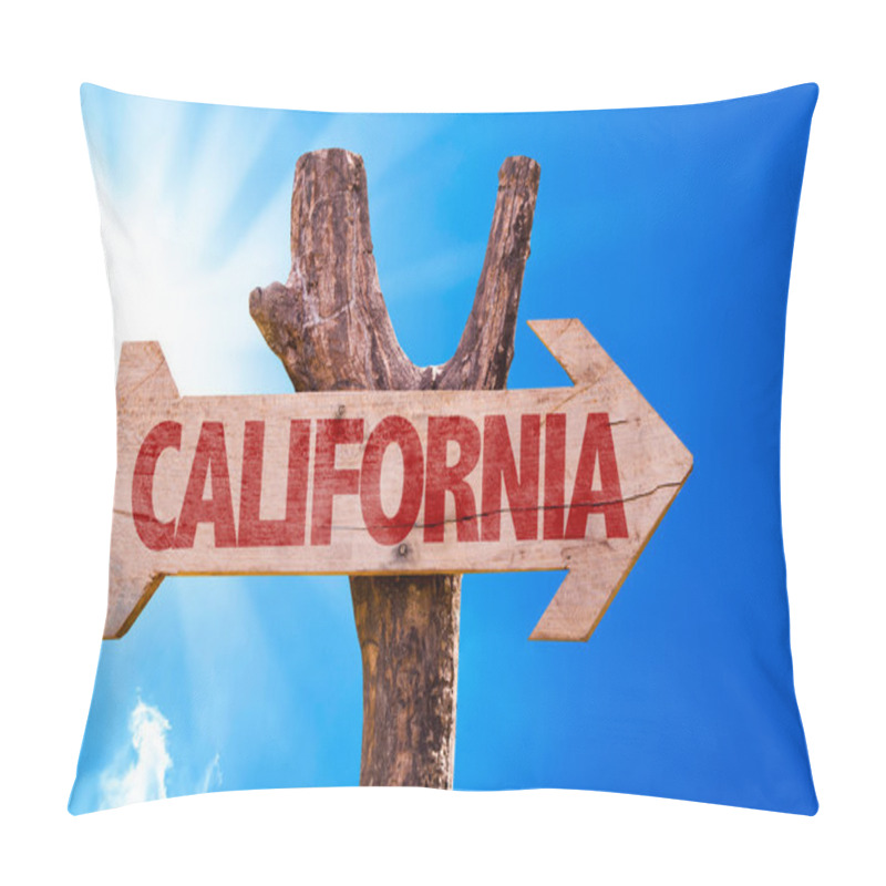 Personality  California Text Sign Pillow Covers