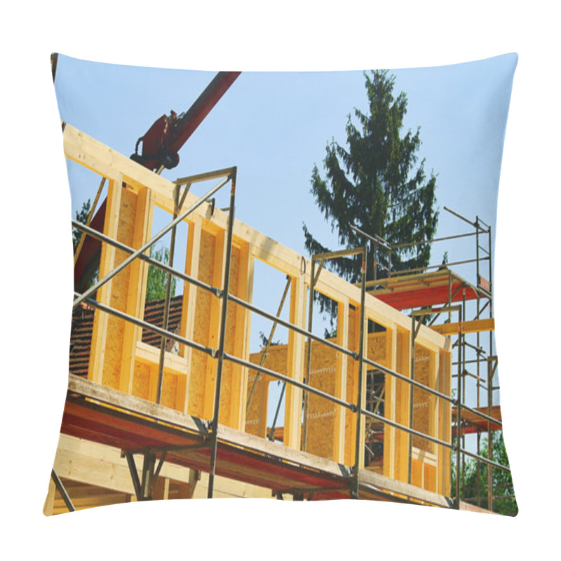 Personality  Wood Construction 03 Pillow Covers