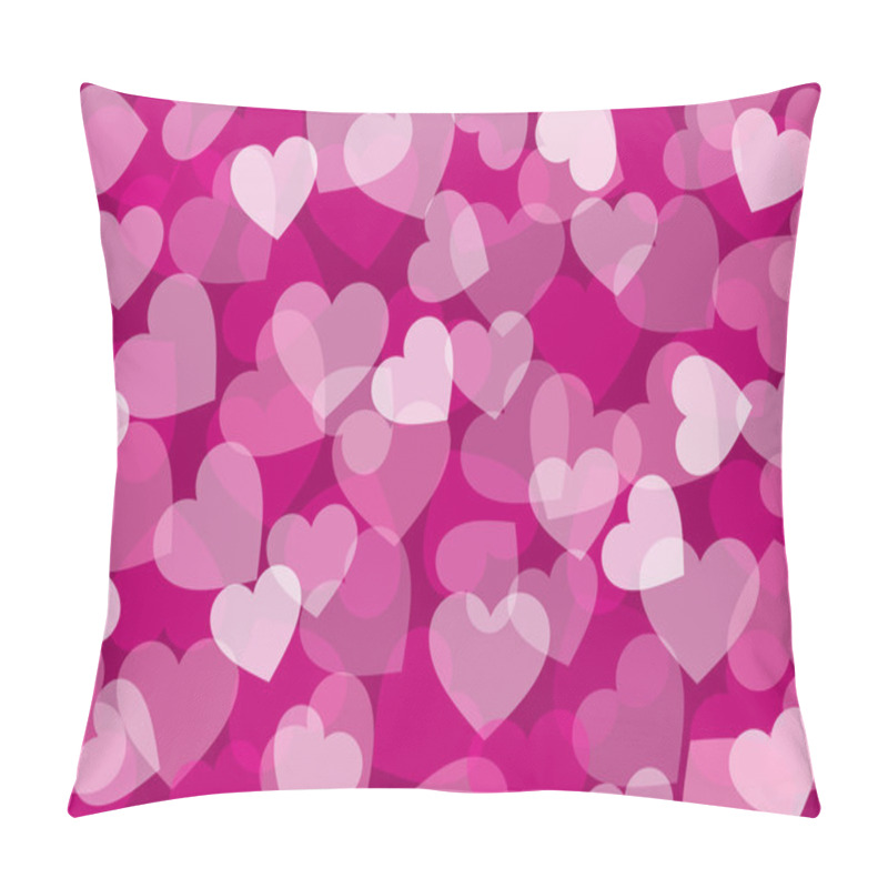 Personality  Heart Valentine Background Pillow Covers